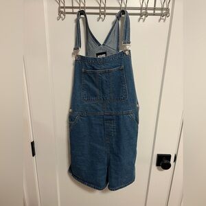 Reclaimed Vintage Shorts Denim Overalls Size 8